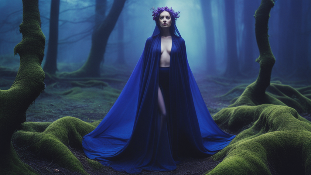 Taming the Stormbeast - beautiful woman in fantasy forest