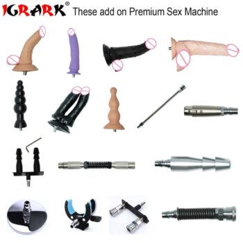 16 Types Vibrator Sex Toys Machine Attachment Accessories Premium VAC-U-Lock Dildo Suction Cup for Women Anal Penis Sex Products