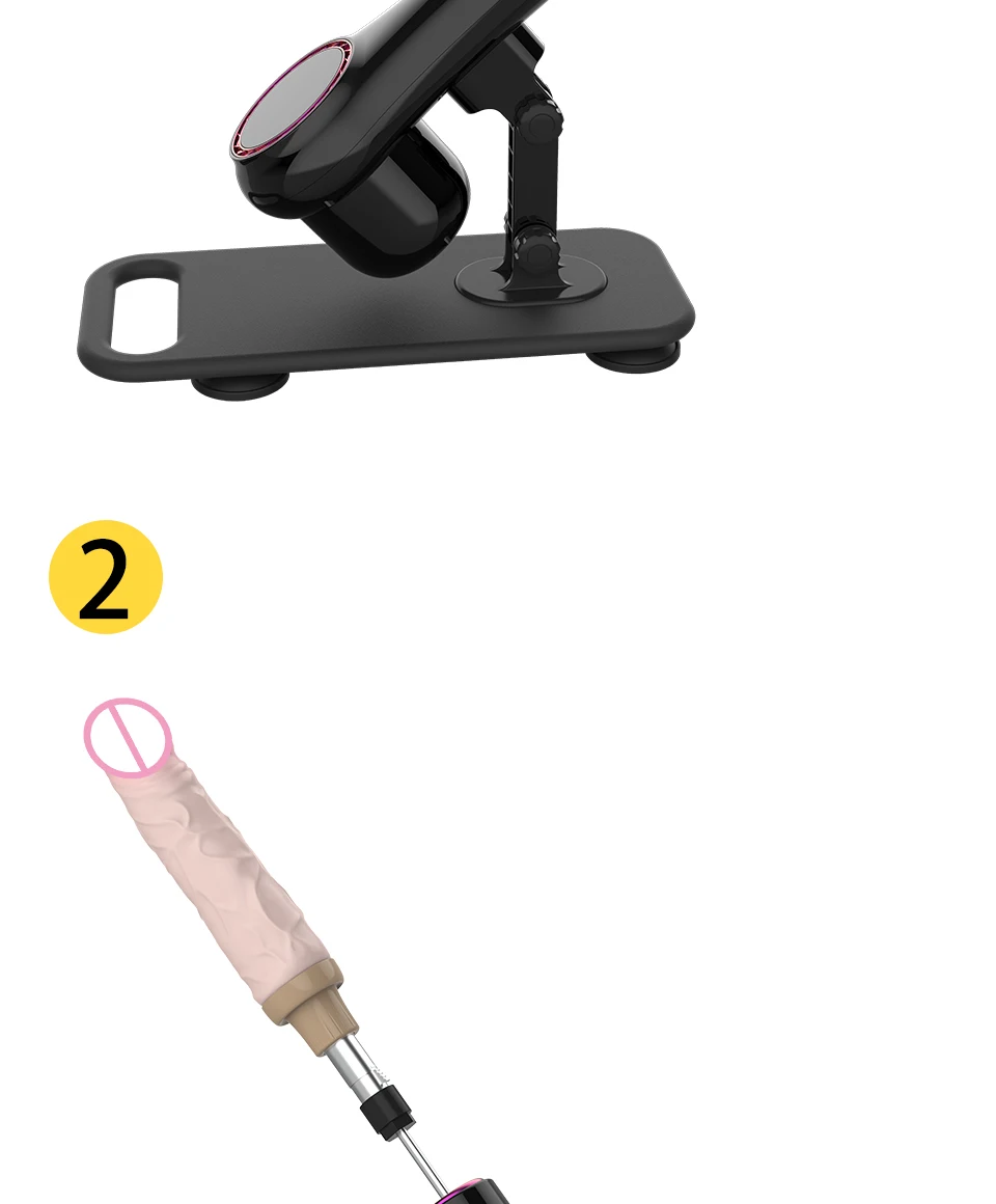 VAZEEK Automatic Sex Machine for Women and Men Wireless Masturbation Machine 72W Power with Quick Air Dildo Masturbator Toy