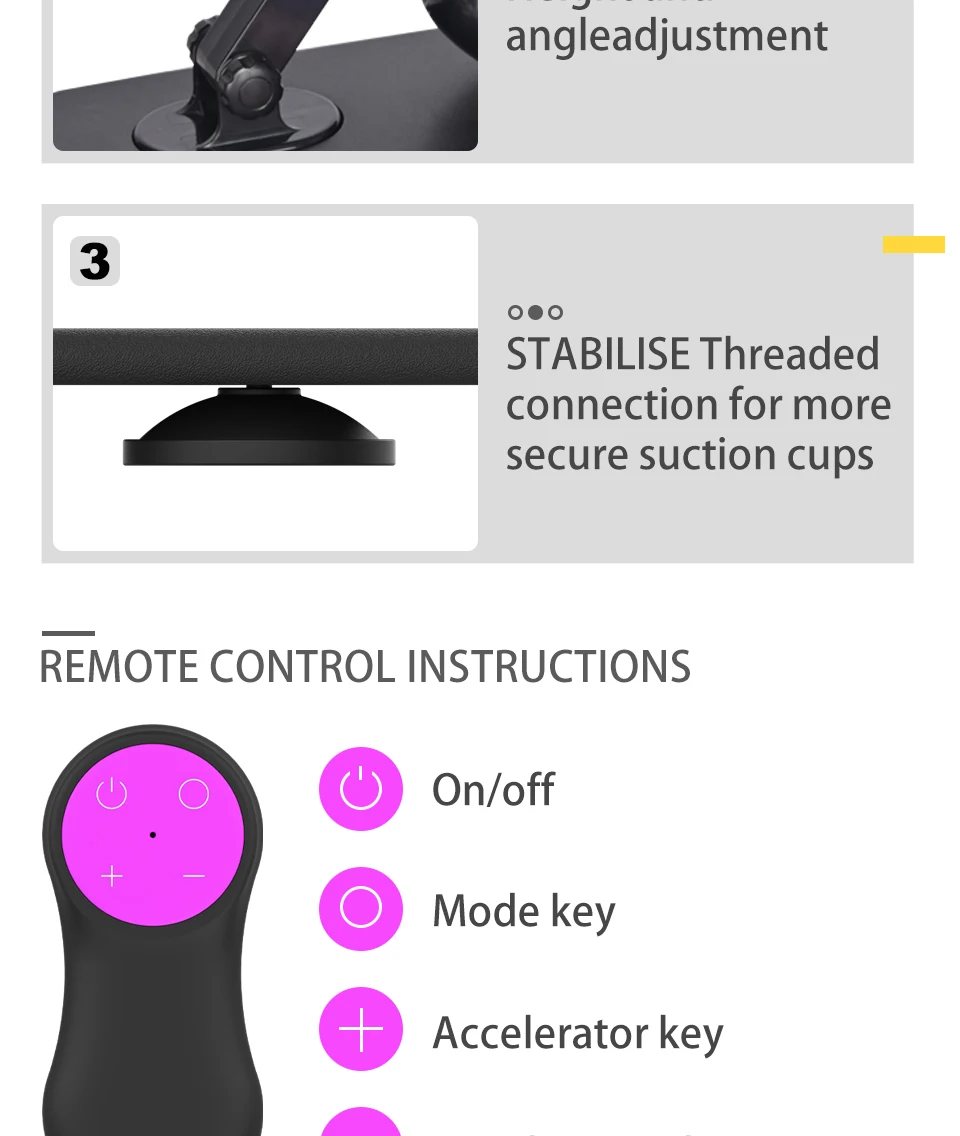 VAZEEK Automatic Sex Machine for Women and Men Wireless Masturbation Machine 72W Power with Quick Air Dildo Masturbator Toy