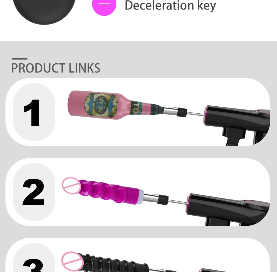 VAZEEK Automatic Sex Machine for Women and Men Wireless Masturbation Machine 72W Power with Quick Air Dildo Masturbator Toy