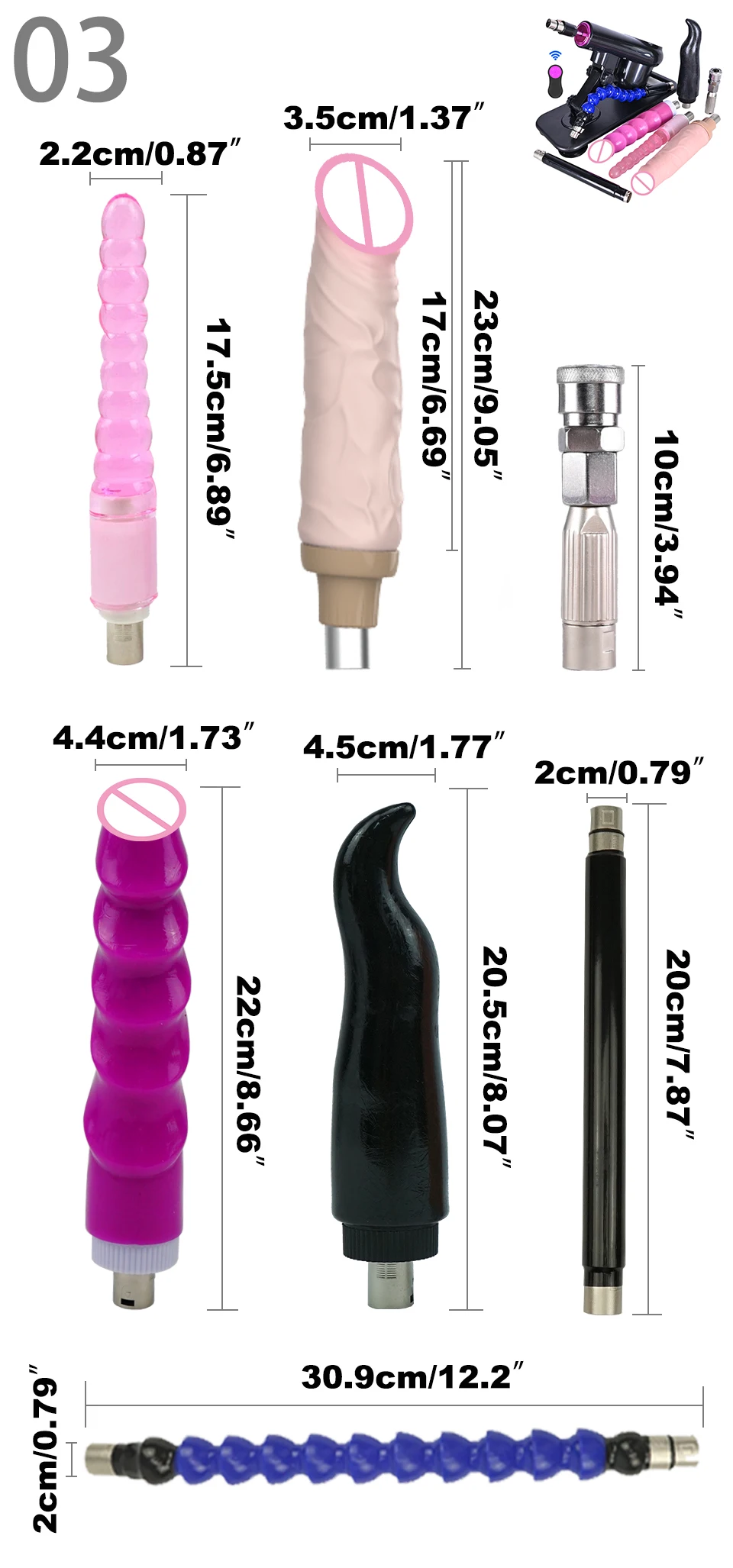 VAZEEK Automatic Sex Machine for Women and Men Wireless Masturbation Machine 72W Power with Quick Air Dildo Masturbator Toy