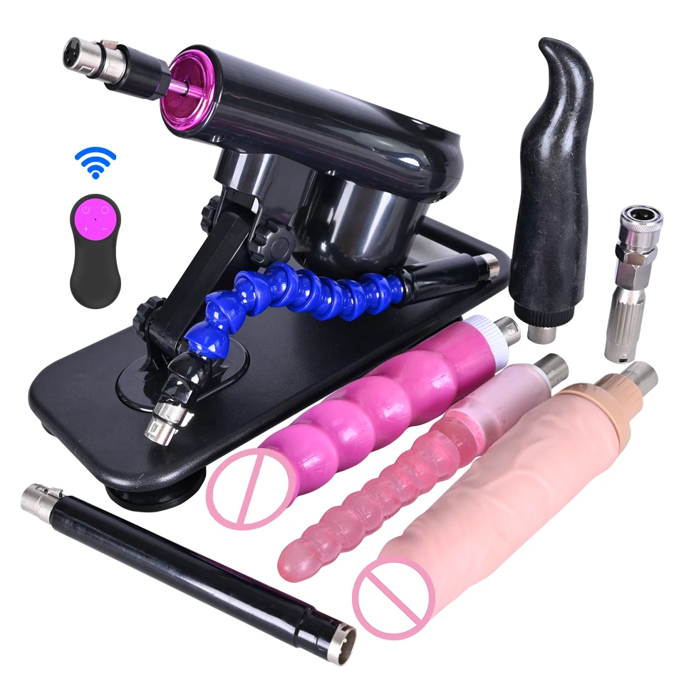 VAZEEK Automatic Sex Machine for Women and Men Wireless Masturbation Machine 72W Power with Quick Air Dildo Masturbator Toy
