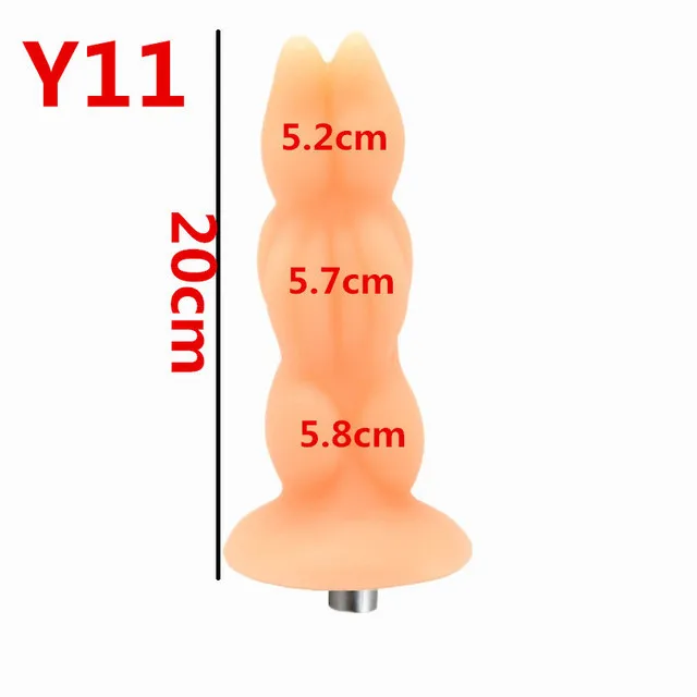 Automatic Sex Machine Dildos Attachment with 3XLR Connector Solid Soft silicone Big Penis Sex Toys for Women Masturbation