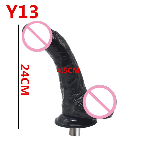 Automatic Sex Machine Dildos Attachment with 3XLR Connector Solid Soft silicone Big Penis Sex Toys for Women Masturbation