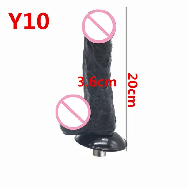 Automatic Sex Machine Dildos Attachment with 3XLR Connector Solid Soft silicone Big Penis Sex Toys for Women Masturbation