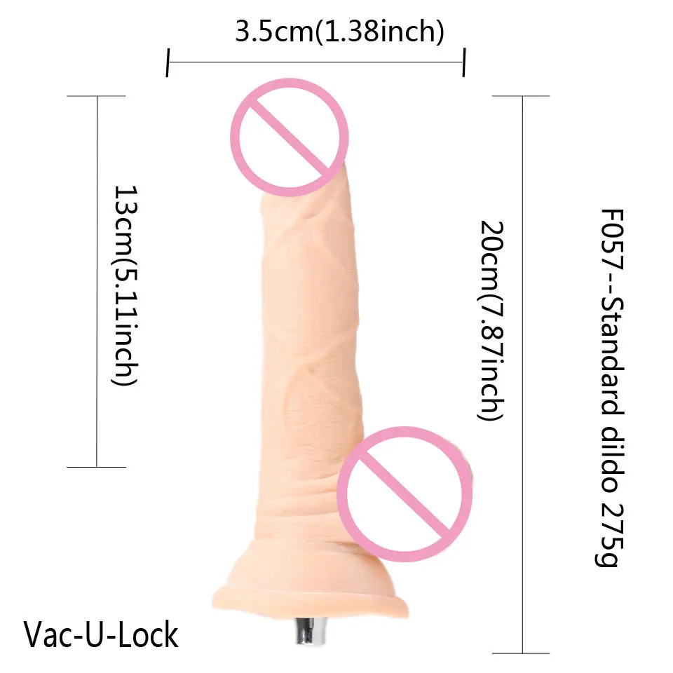Fredorch Sex Machine Dildos Attachments Big Flesh Dildos For Vac-u-lock Love Machine Suitable for All Machines In The Shop