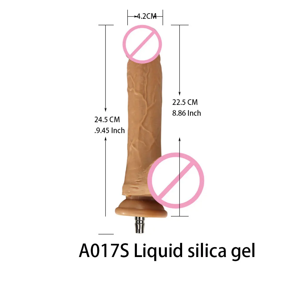 Fredorch Sex Machine Dildos Attachments Big Flesh Dildos For Vac-u-lock Love Machine Suitable for All Machines In The Shop