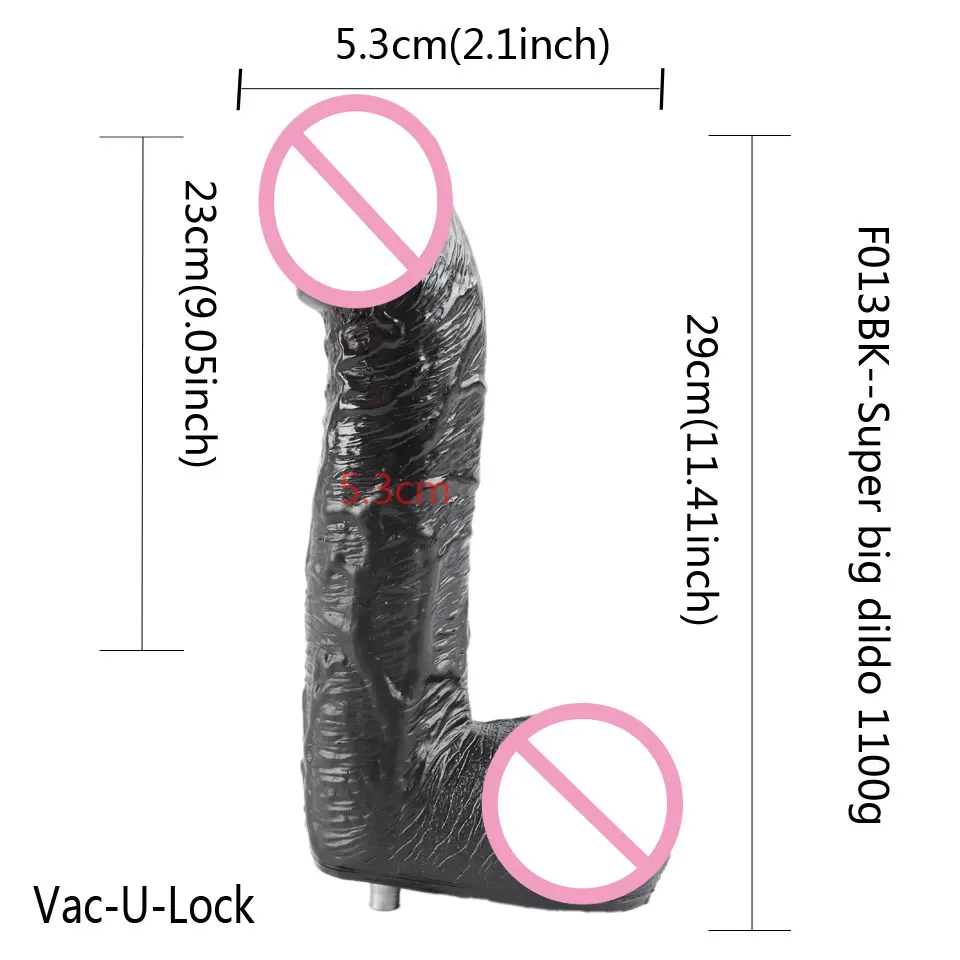 Fredorch Sex Machine Dildos Attachments Big Flesh Dildos For Vac-u-lock Love Machine Suitable for All Machines In The Shop