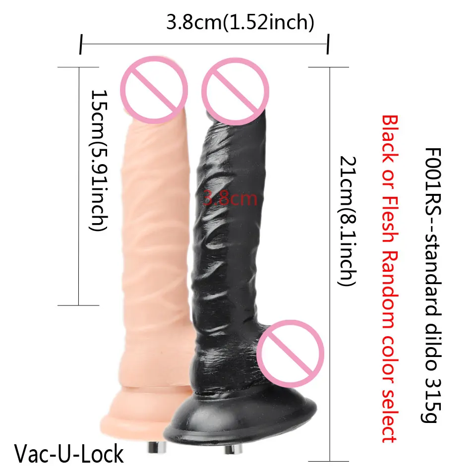 Fredorch Sex Machine Dildos Attachments Big Flesh Dildos For Vac-u-lock Love Machine Suitable for All Machines In The Shop