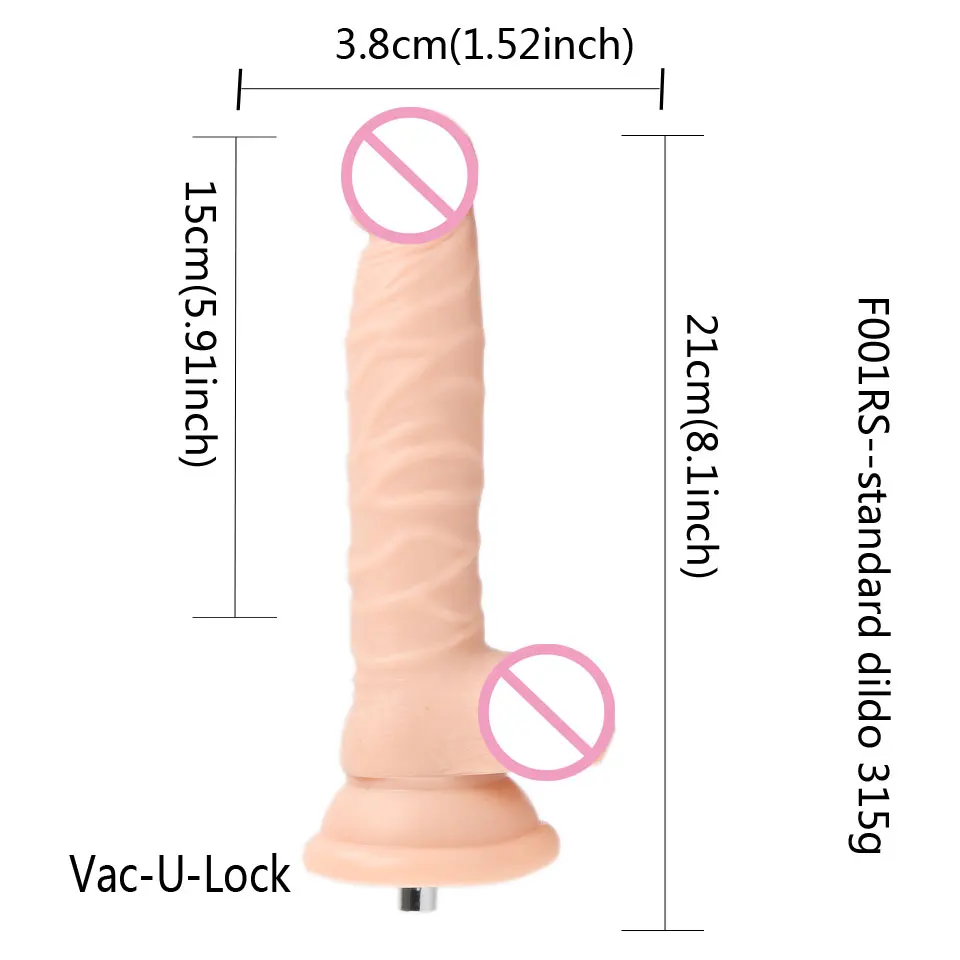 Fredorch Sex Machine Dildos Attachments Big Flesh Dildos For Vac-u-lock Love Machine Suitable for All Machines In The Shop
