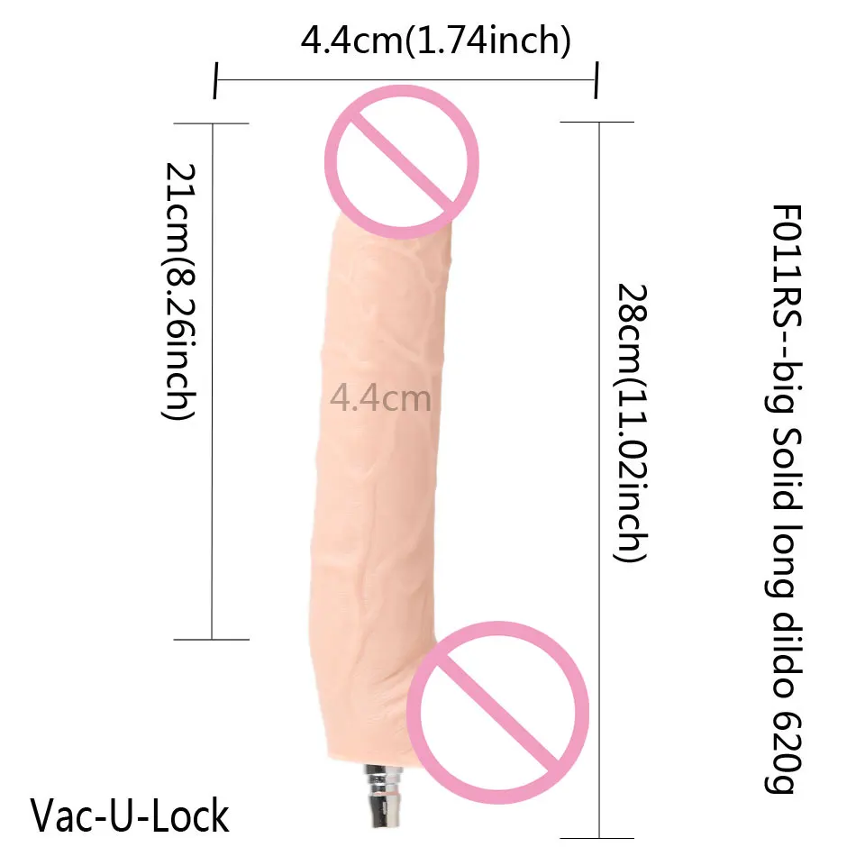 Fredorch Sex Machine Dildos Attachments Big Flesh Dildos For Vac-u-lock Love Machine Suitable for All Machines In The Shop