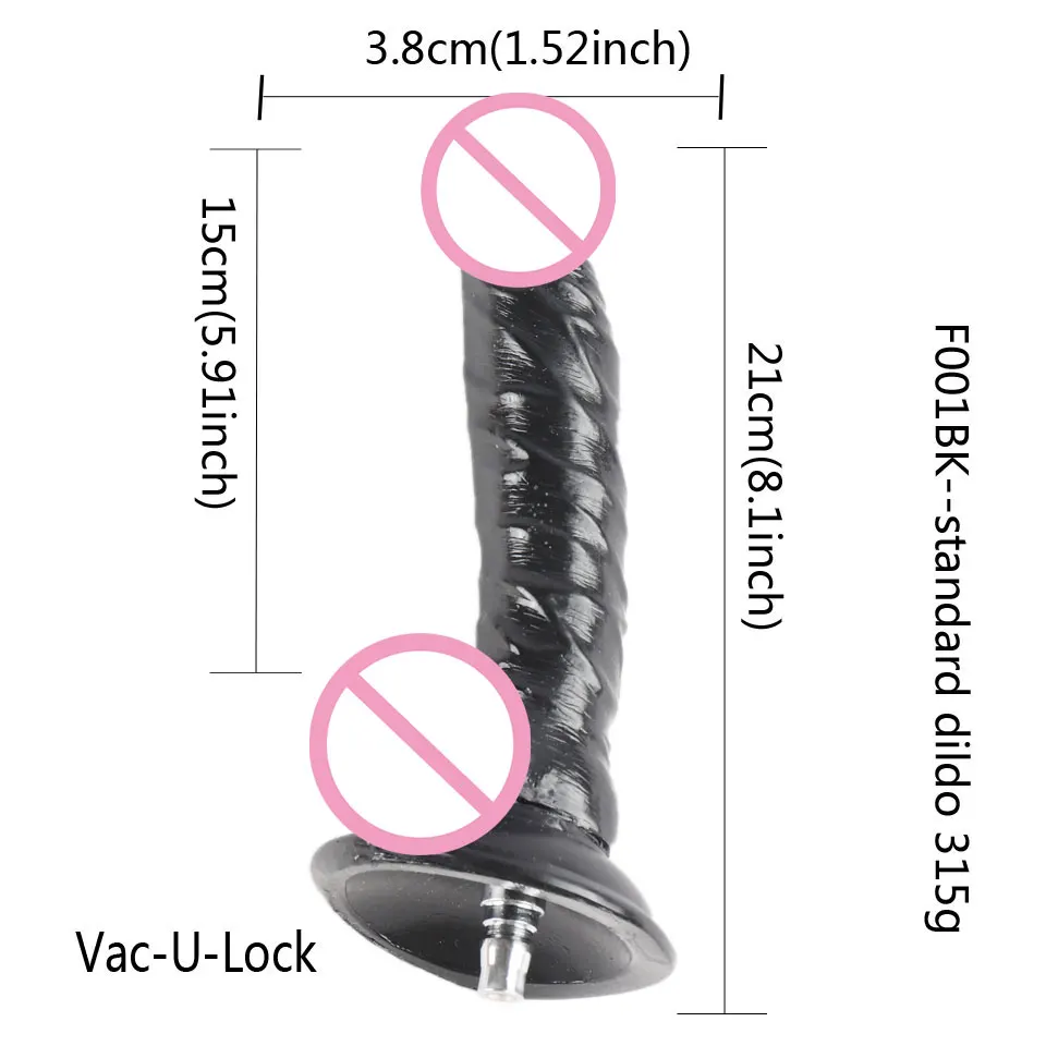 Fredorch Sex Machine Dildos Attachments Big Flesh Dildos For Vac-u-lock Love Machine Suitable for All Machines In The Shop