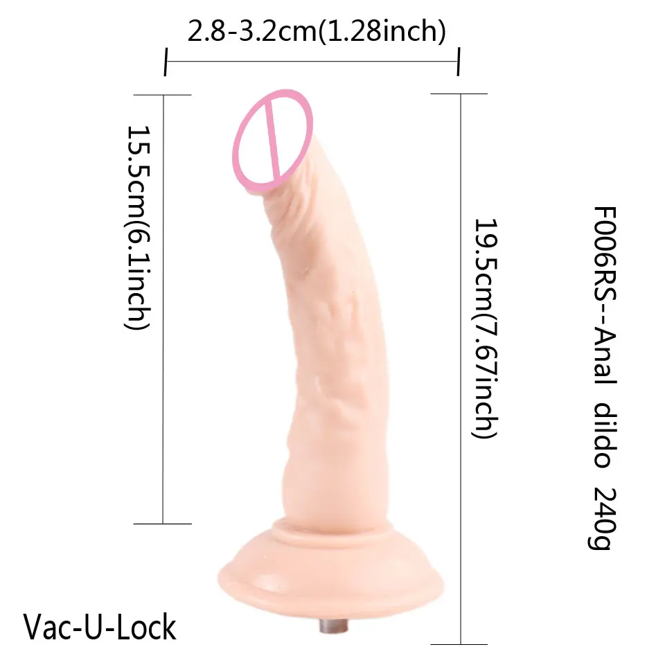 Fredorch Sex Machine Dildos Attachments Big Flesh Dildos For Vac-u-lock Love Machine Suitable for All Machines In The Shop