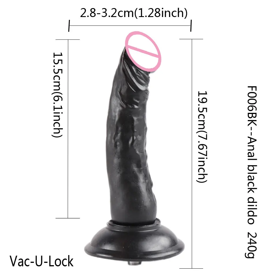 Fredorch Sex Machine Dildos Attachments Big Flesh Dildos For Vac-u-lock Love Machine Suitable for All Machines In The Shop